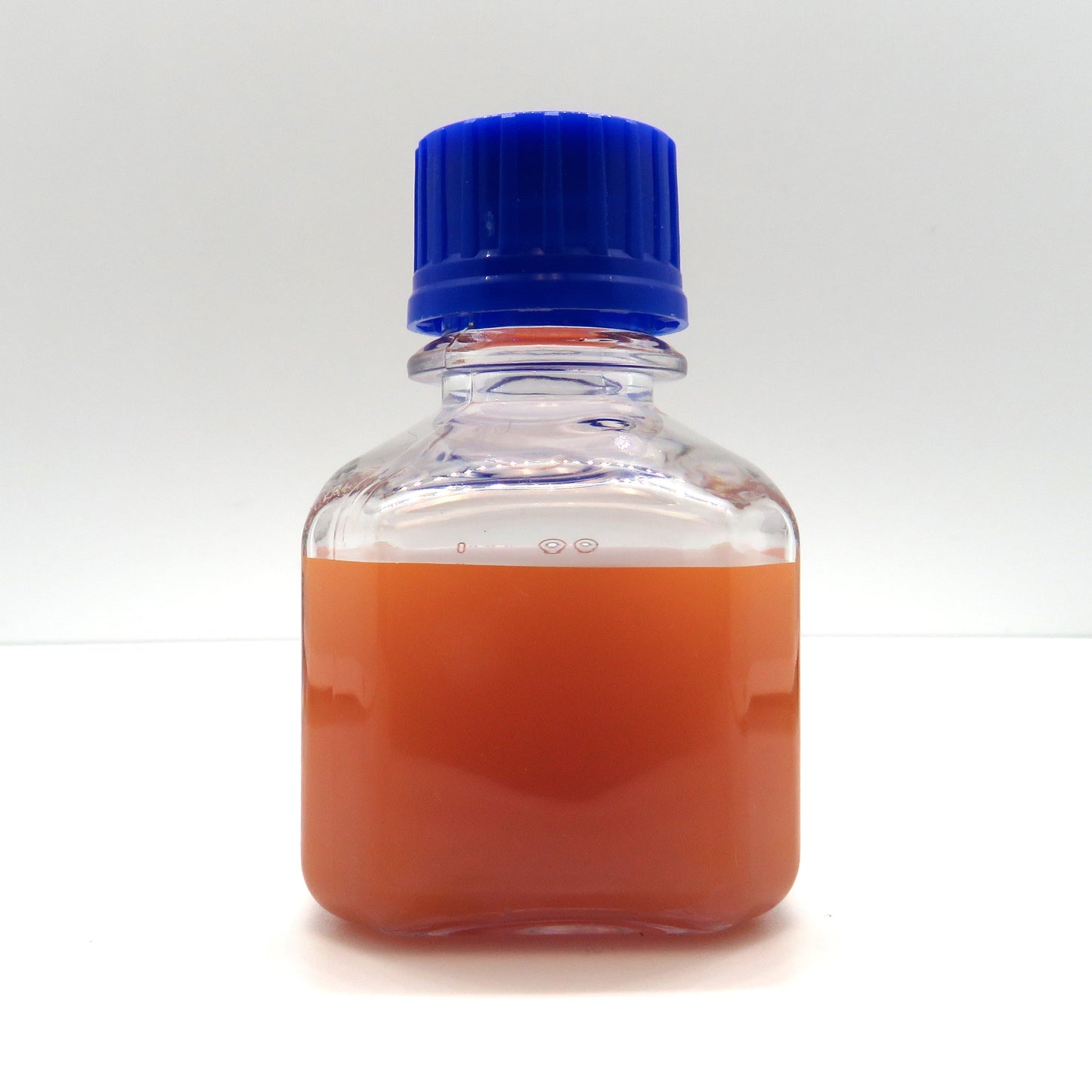 Unlabeled bottle containing 150 nm citrate coated gold nanoparticles from NanoBrand