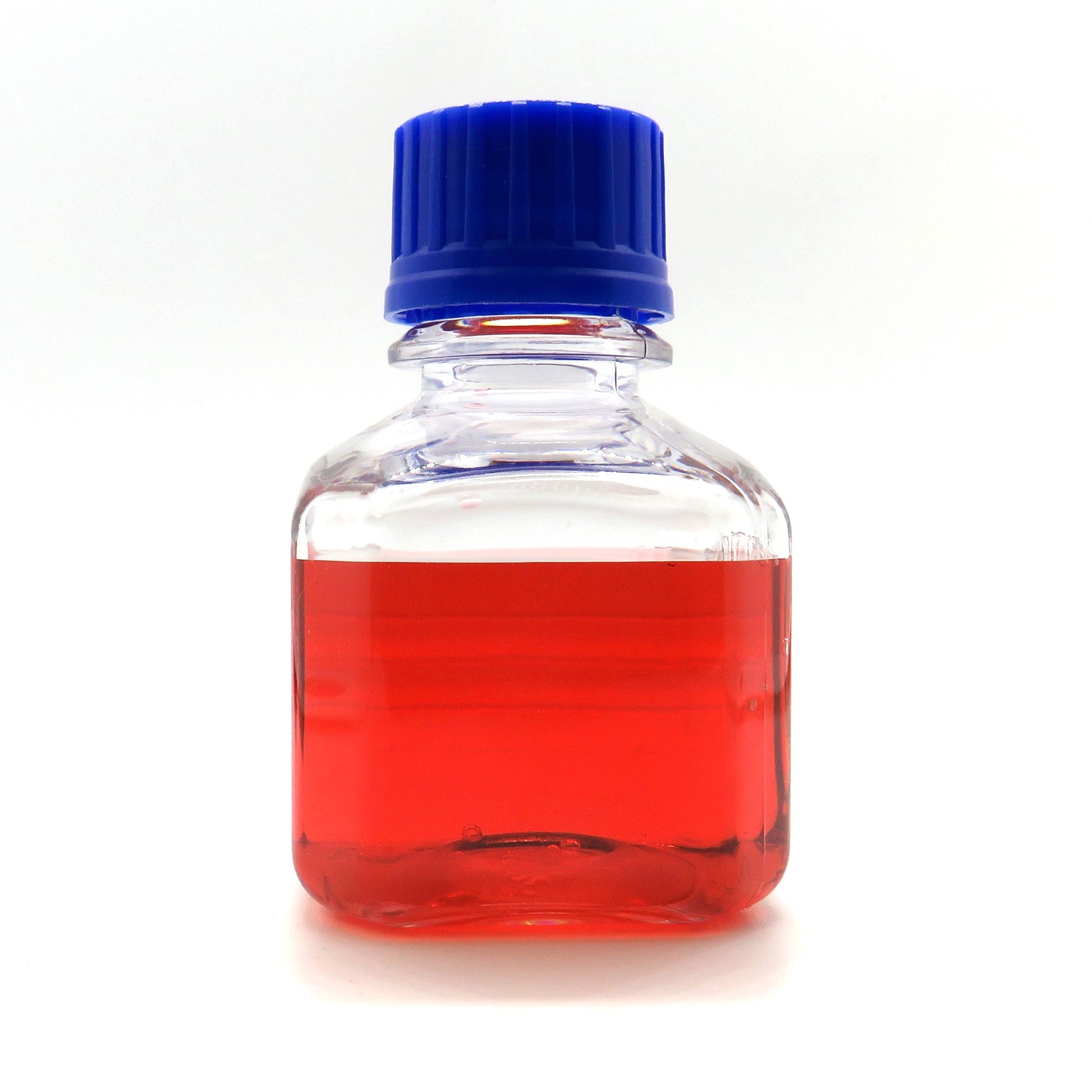 Unlabeled bottle containing 30 nm citrate coated gold nanoparticles.

