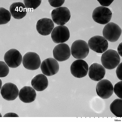 40 nm IVD-READY gold nanoparticles in stable colloidal suspension