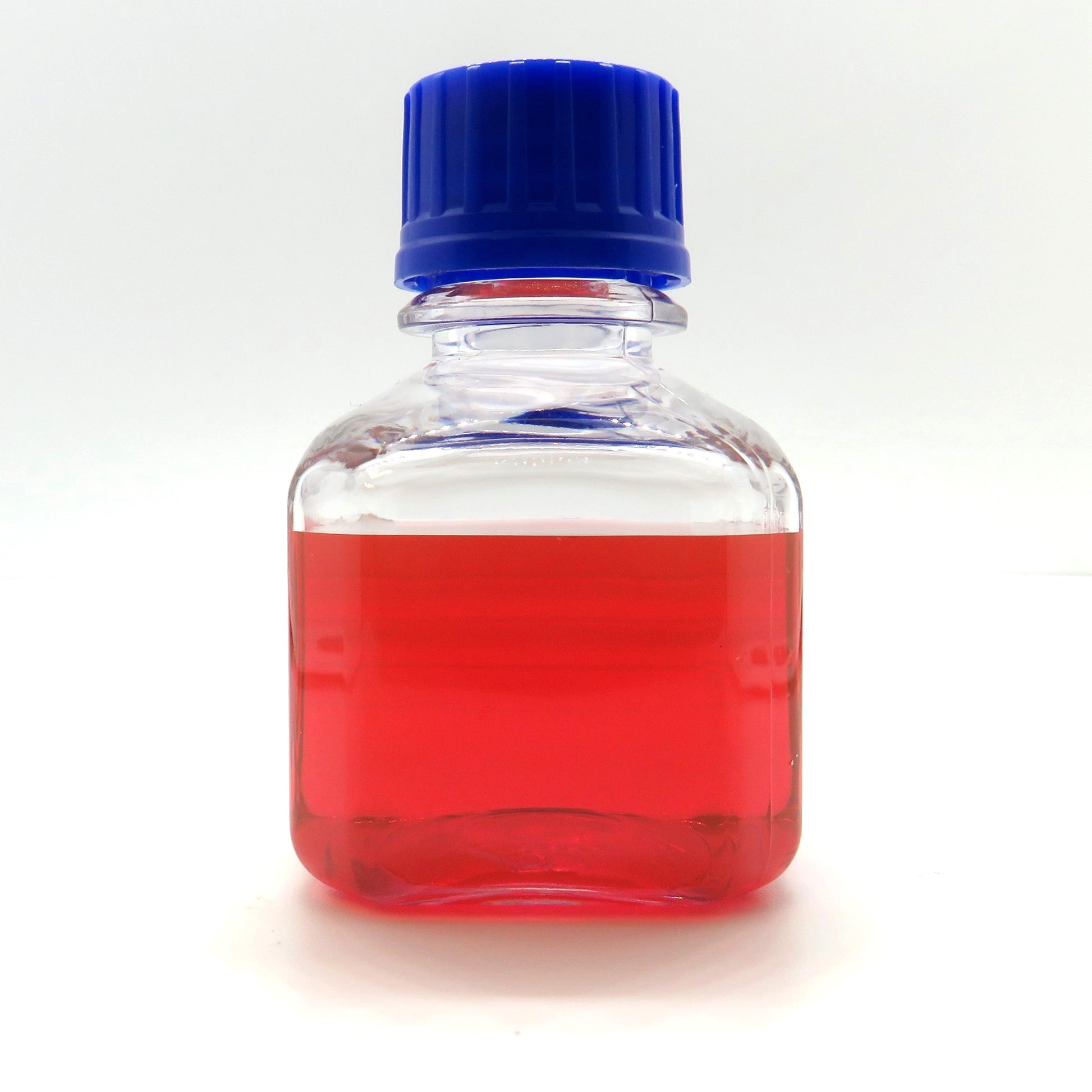 Unlabeled bottle containing 60 nm citrate coated gold nanoparticles.


