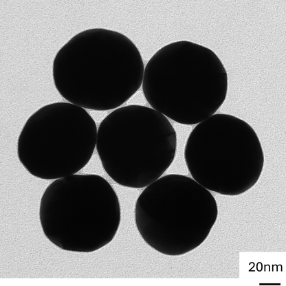80 nm citrate coated spherical gold nanoparticles in stable colloidal suspension