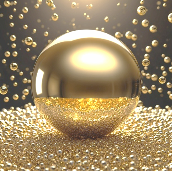 Schematic represetation of bulk gold and silver nanoparticles manufacturing at NanoBrand