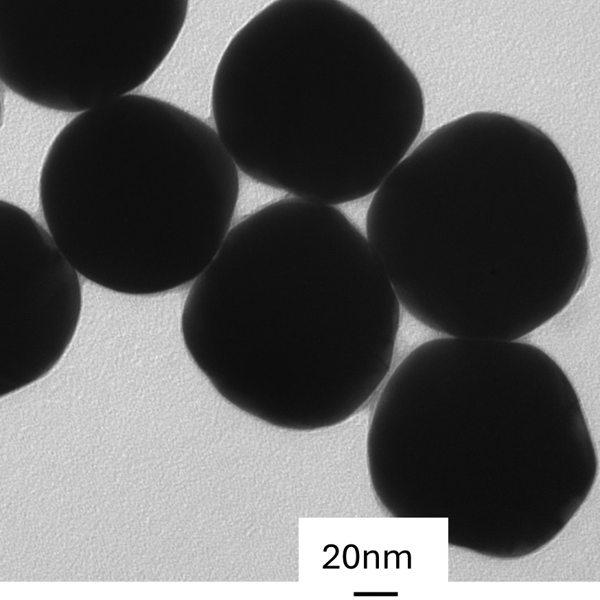 100nm gold nanoparticles spherical AuNPs citrate surface TEM image monodisperse colloidal gold  NanoBrand