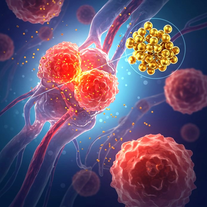 Representation of Theranostic by gold nanoparticles