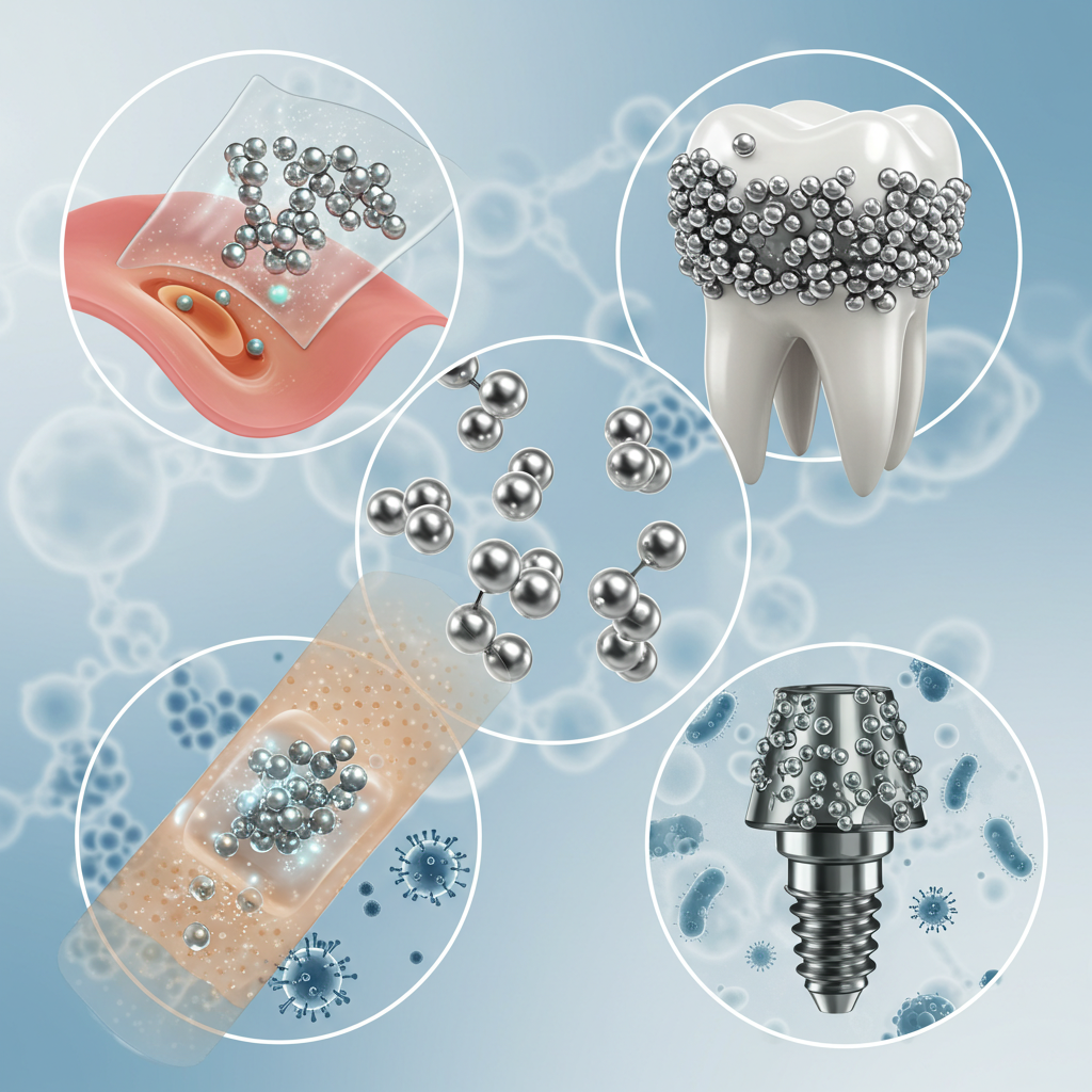 Representation of Medical Applications of silver nanoparticles