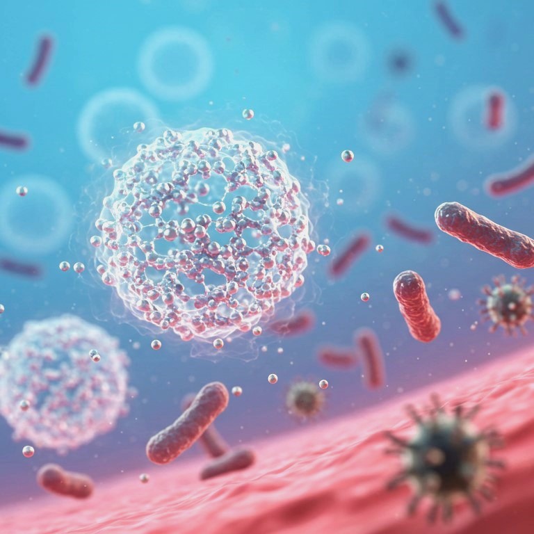 Representation of wound dressing aterials made with Silver Nanoparticles